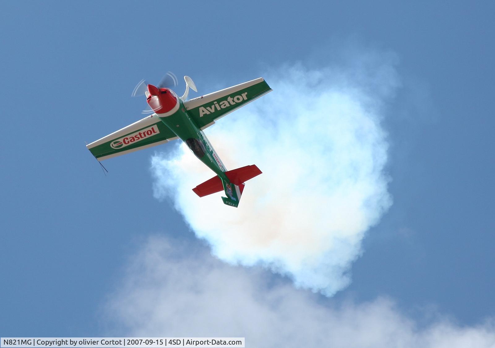 N821MG, 2006 Extra EA-300S C/N 1035, Reno air races 2007