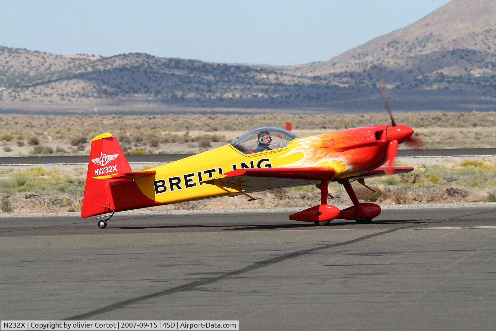 N232X, 1999 Akrotech Europe CAP-232 C/N 17, taxiing at Reno air Races 2007