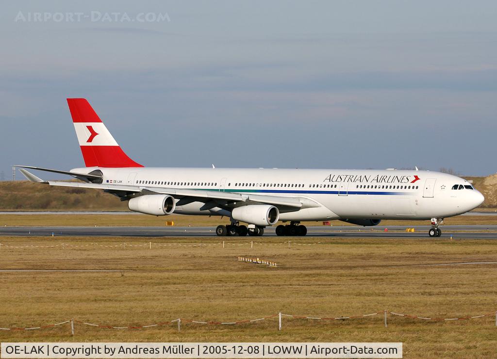 OE-LAK, 1997 Airbus A340-313 C/N 169, Already history.