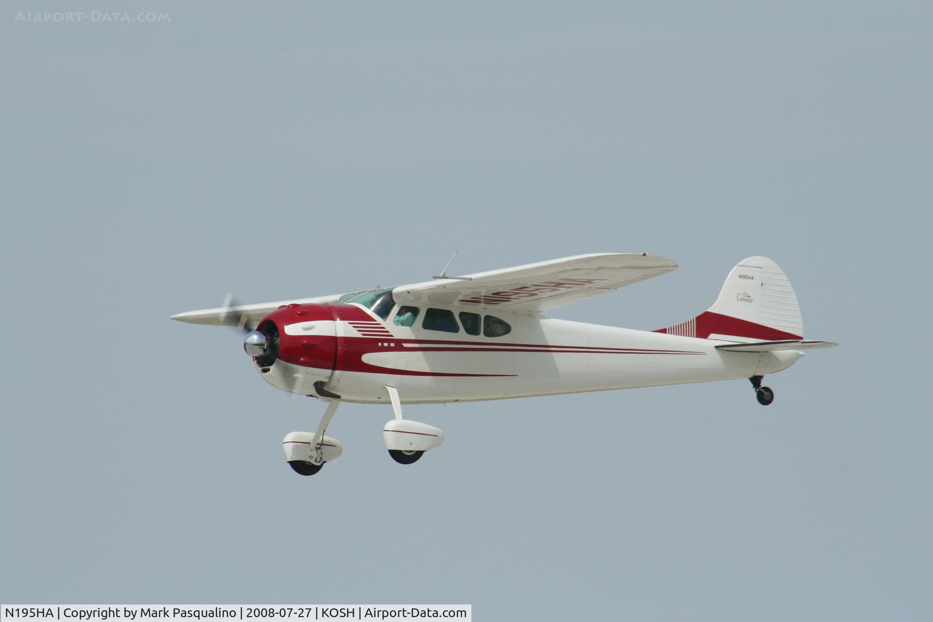 N195HA, 1965 Cessna 195 C/N 7438, Cessna 195