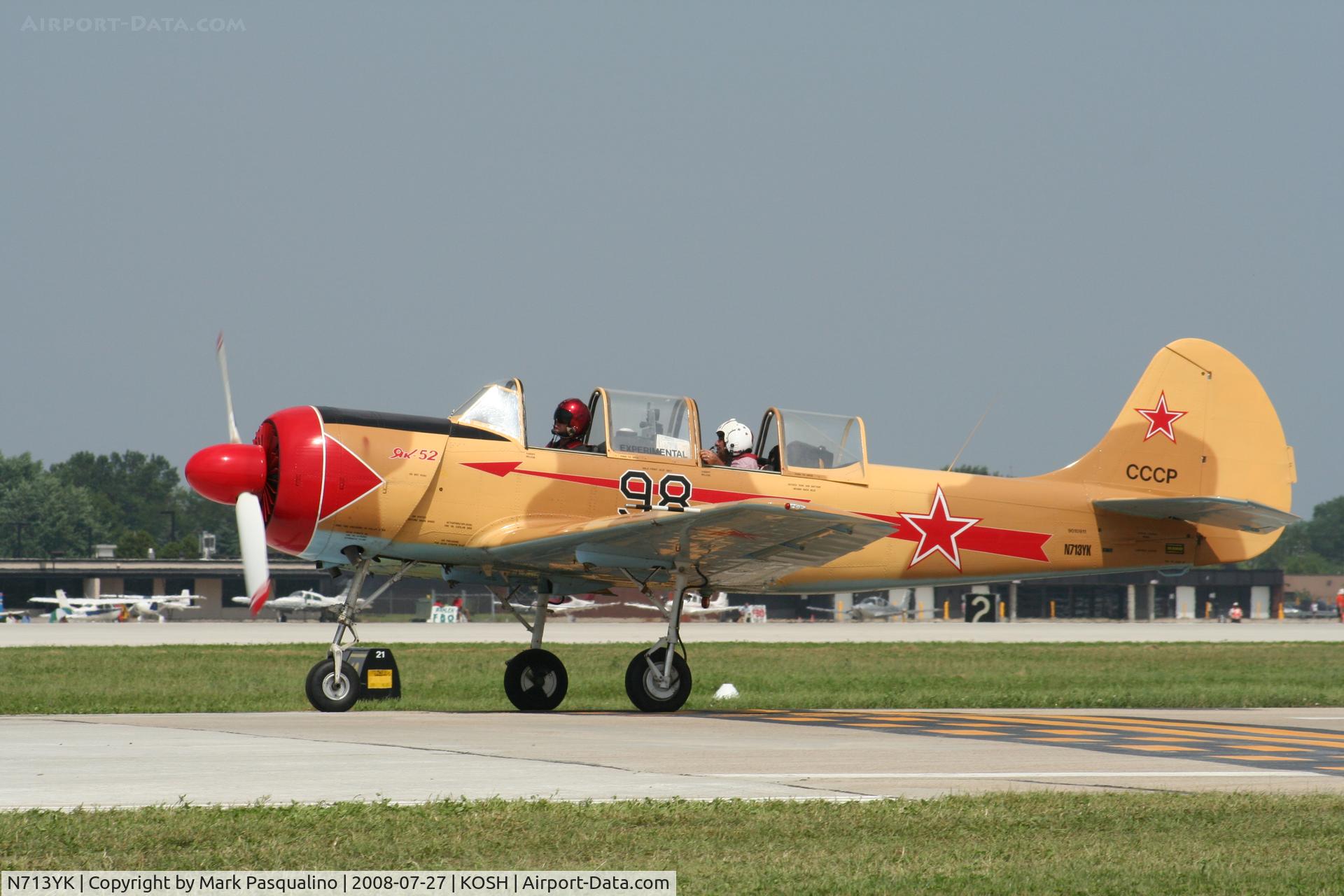 N713YK, 1990 Bacau Yak-52 C/N 9010911, YAK-52