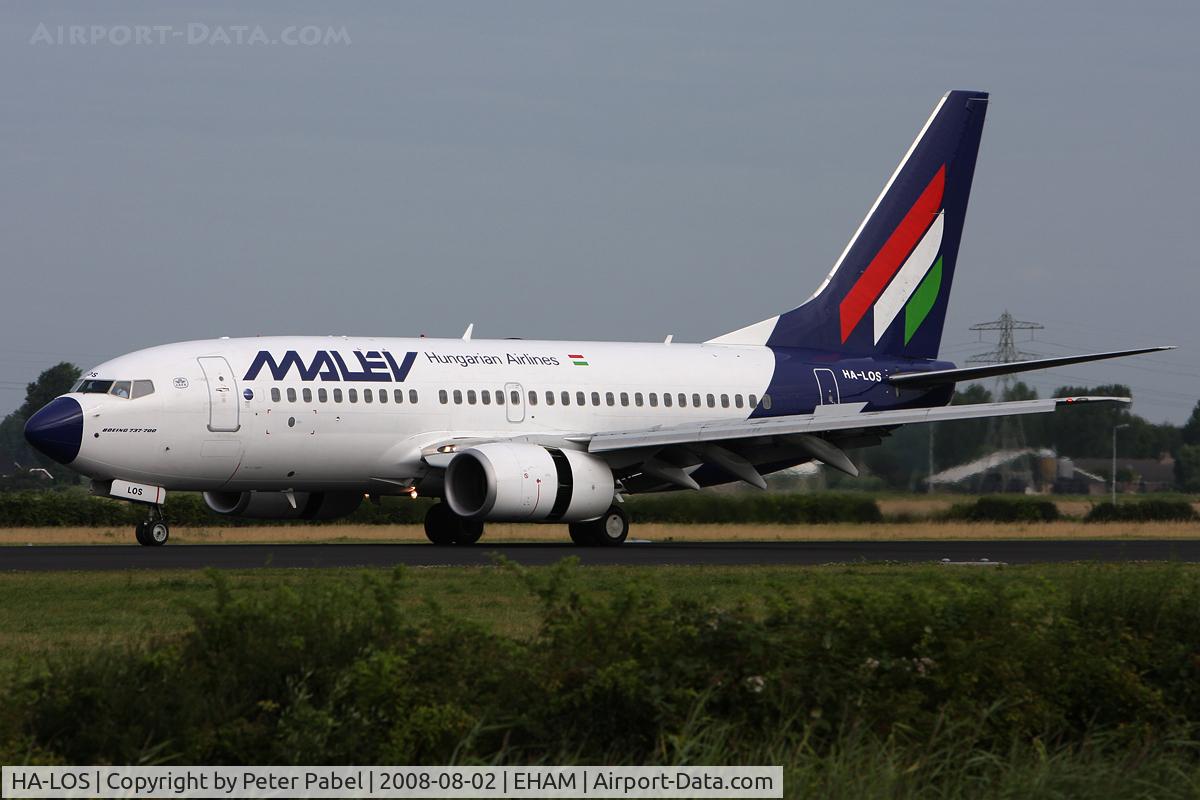 HA-LOS, 2005 Boeing 737-7Q8 C/N 29359, AMS Trip