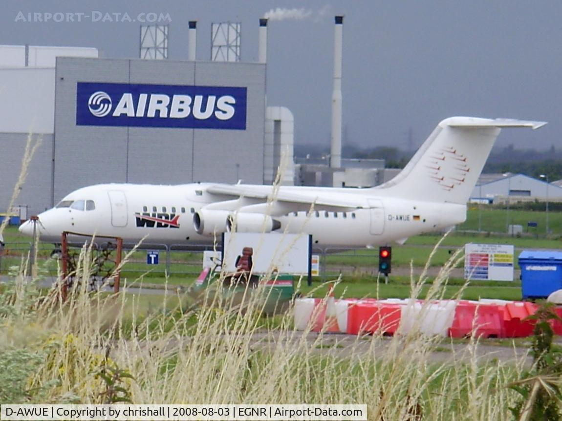 D-AWUE, 1986 British Aerospace BAe.146-200 C/N E2050, British Aerospace BAe-146-200, (cn E2050) WDL Aviation