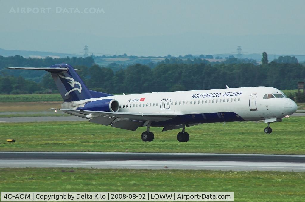 4O-AOM, 1990 Fokker 100 (F-28-0100) C/N 11321, Montenegro Airlines Fokker-100