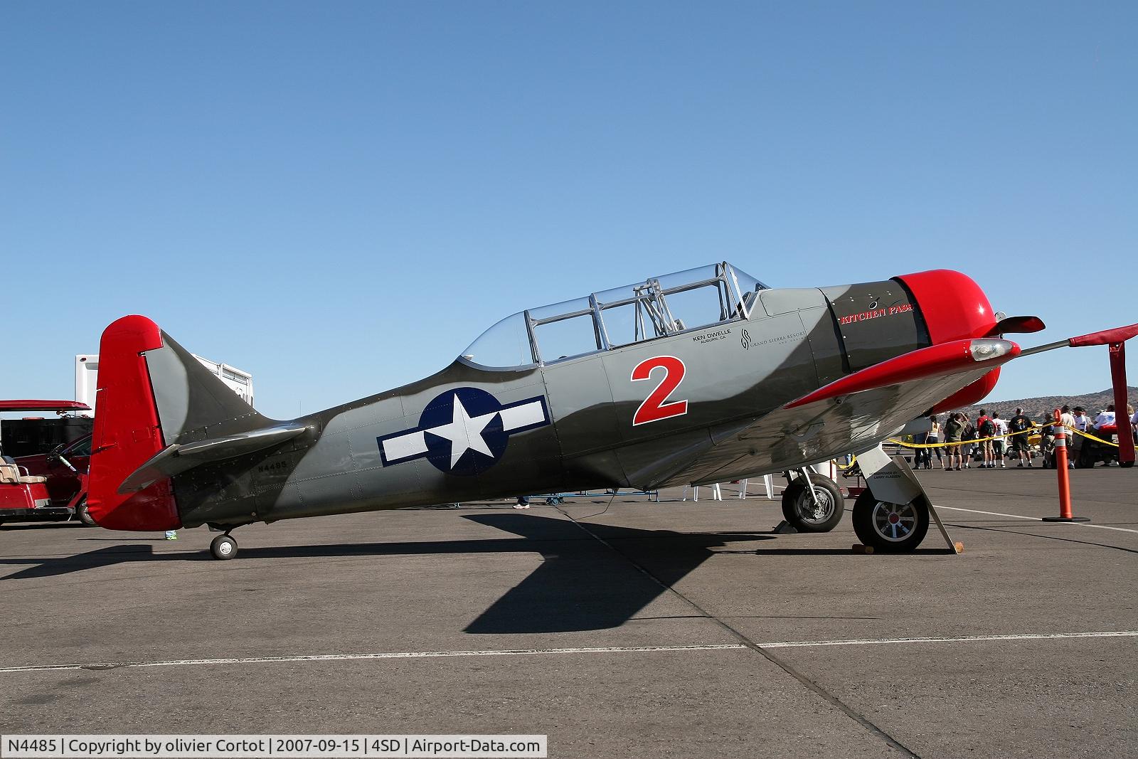 N4485, 1944 North American AT-6F Texan C/N 121-42368, taken at Reno air races