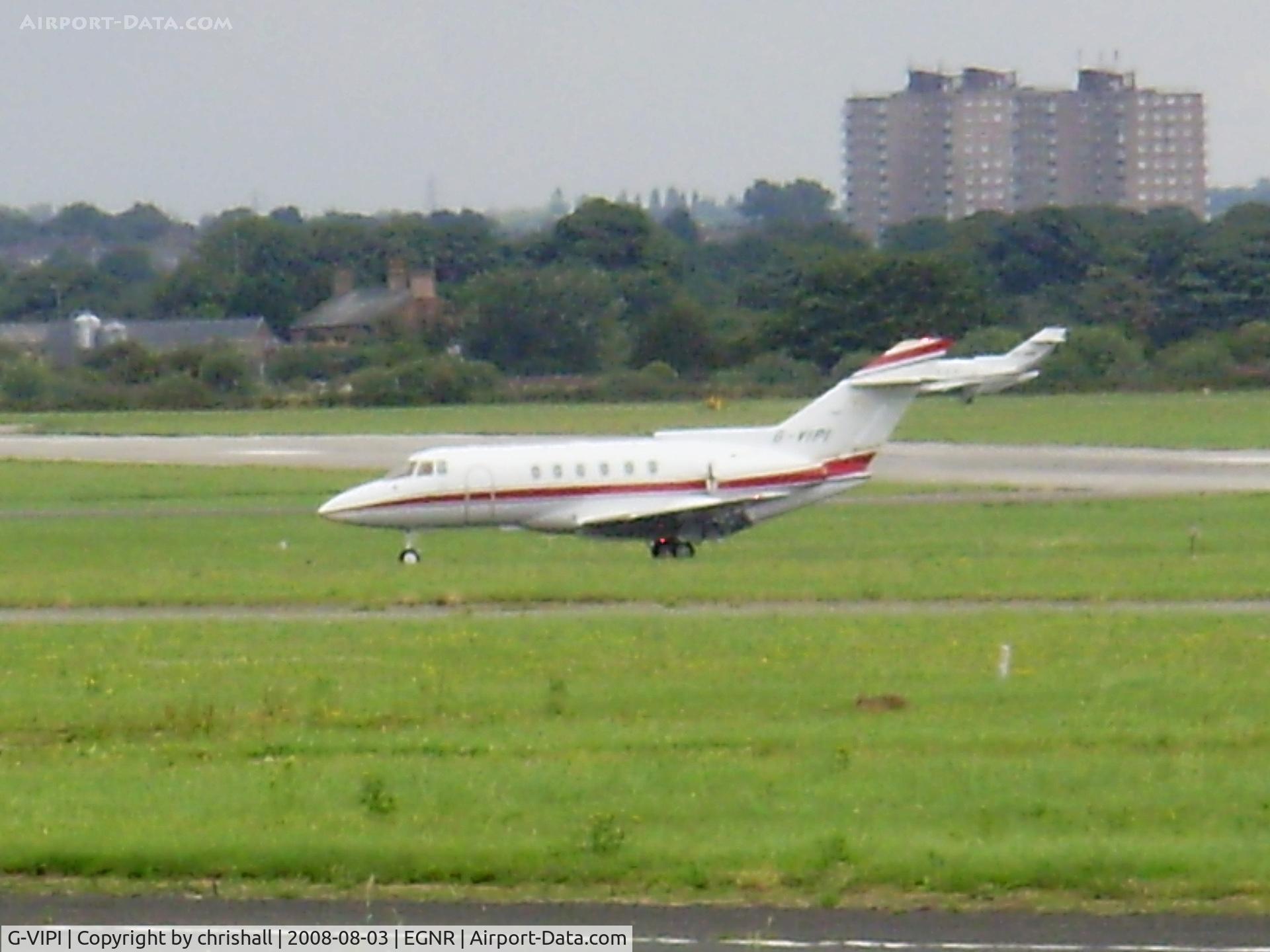 G-VIPI, 1992 British Aerospace 125-800B C/N 258222, jut arrived at Hawarden