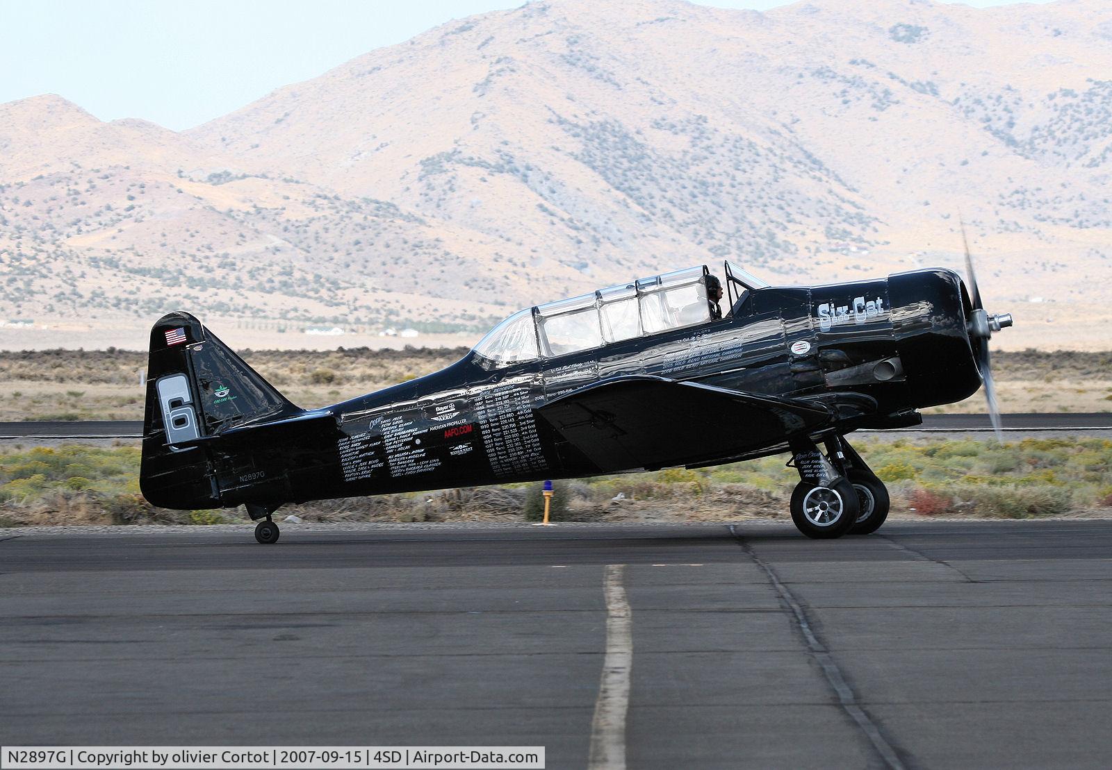 N2897G, 1949 North American T-6G Texan C/N 168-636, taken at Reno air races