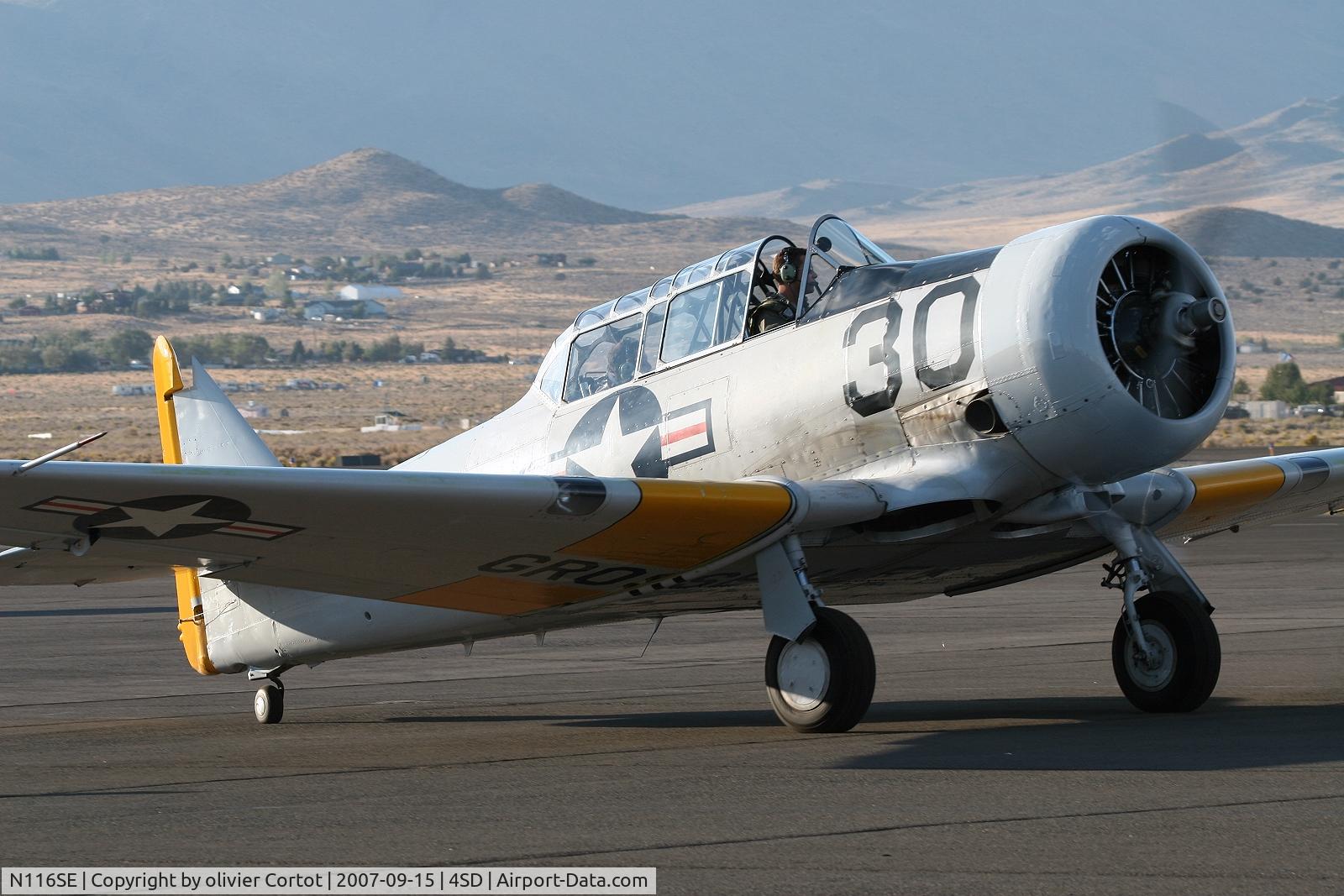 N116SE, 1959 North American T-6G Texan C/N 168-406, Reno air races 2007