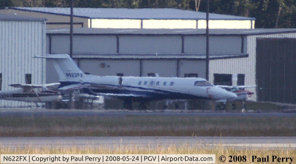 N622FX, 2008 Learjet Inc 45 C/N 2095, Had to risk the low-quality of heat-mirage.  Brand new and very mobile Lear