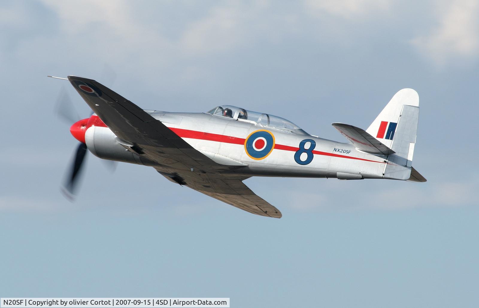 N20SF, 1956 Hawker Sea Fury T.20 C/N ES.9505, Reno air races 2007