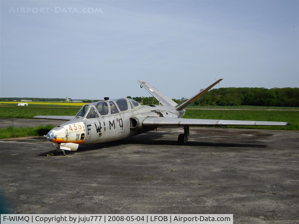 F-WIMQ, Fouga CM-170 Magister C/N 438, at Beauvais-Tillé