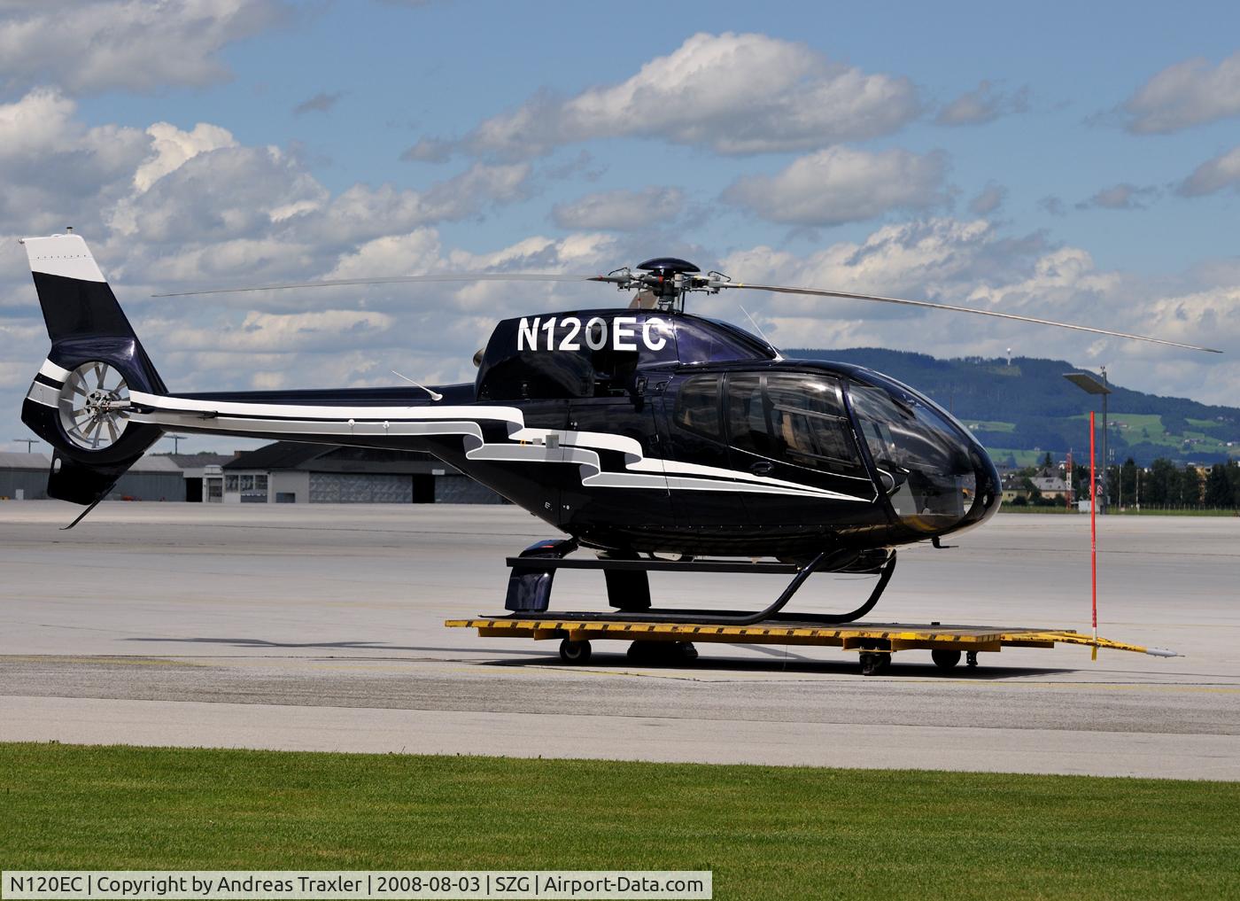 N120EC, 2007 Eurocopter EC-120B Colibri C/N 1508, Standing here in SZG
