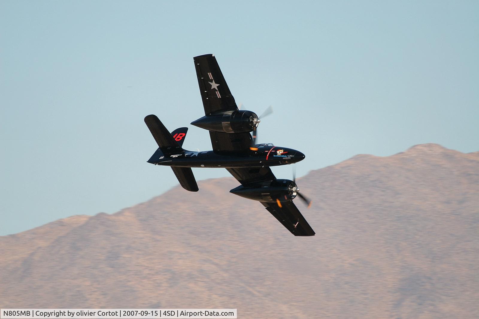 N805MB, 1945 Grumman F7F-3 Tigercat C/N C.245, Reno air races 2007
