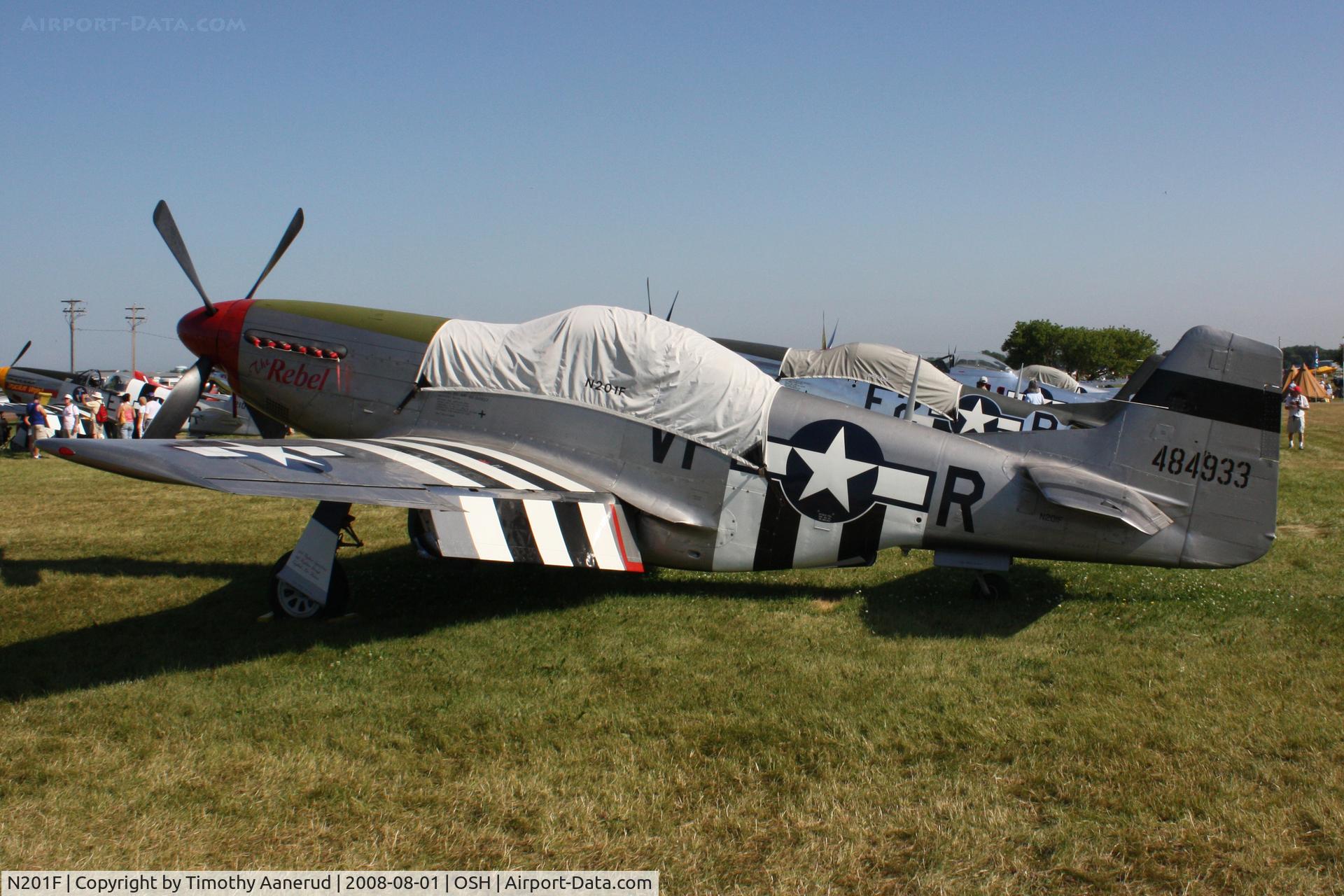 N201F, 1944 North American P-51D Mustang C/N 44-84933N, EAA AirVenture 2008