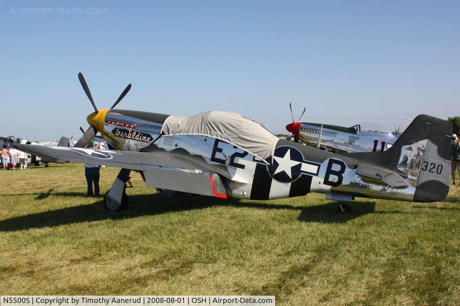 N5500S, 1944 North American F-51D Mustang C/N 44-63655, EAA AirVenture 2008