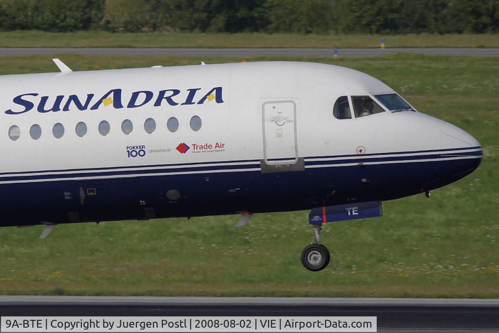 9A-BTE, 1992 Fokker 100 (F-28-0100) C/N 11416, 1992 Fokker F-100 / F28-100