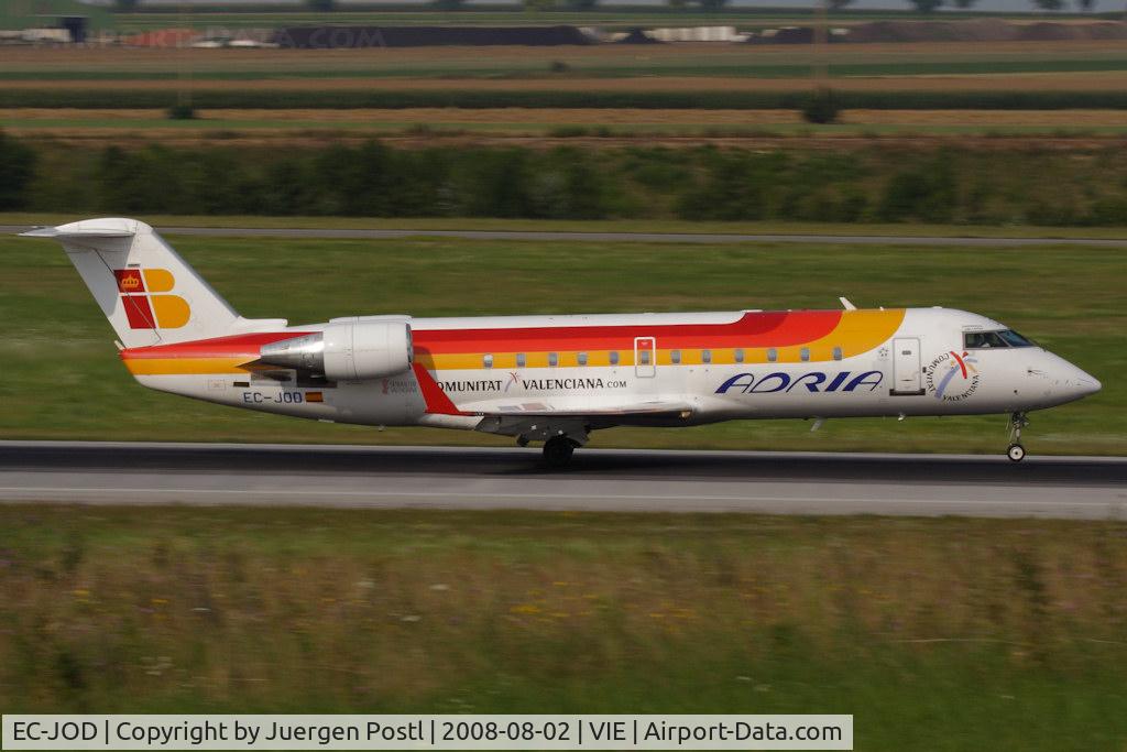 EC-JOD, 2006 Bombardier CRJ-200ER (CL-600-2B19) C/N 8061, Adria Airways / Air Nostrum CRJ200LR