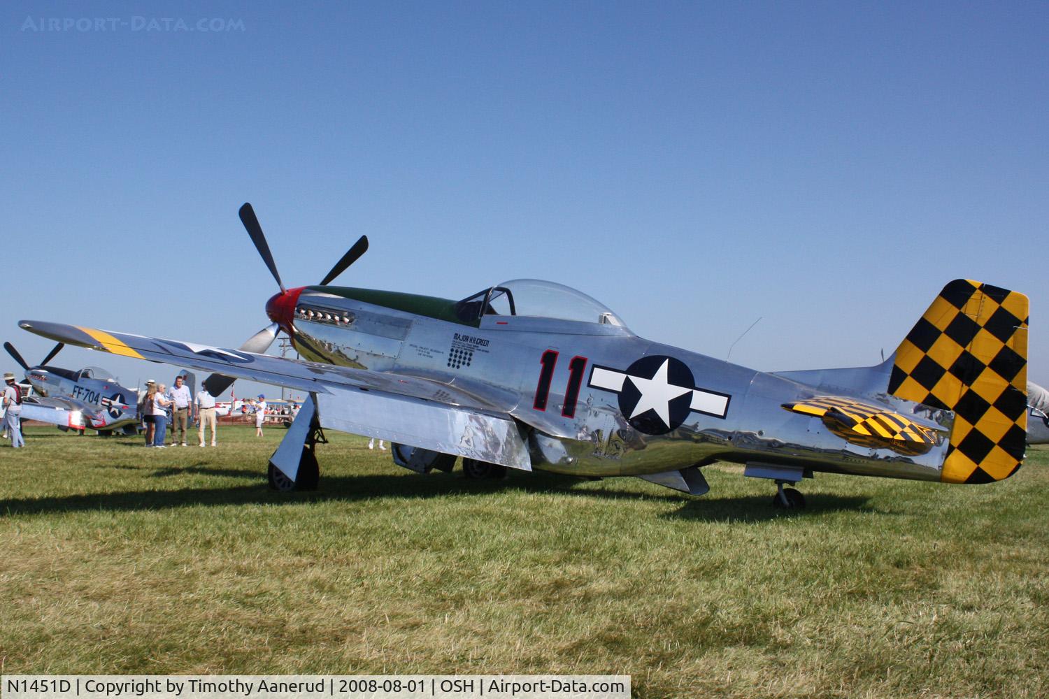 N1451D, 1944 North American P-51D Mustang C/N 44-74446A, EAA AirVenture 2008