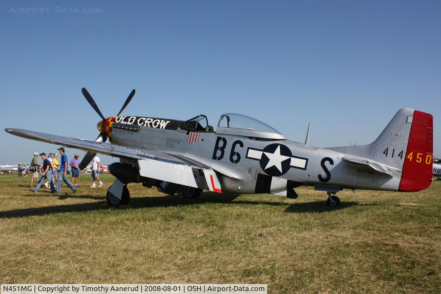 N451MG, 1944 North American P-51D Mustang C/N 44-74774, EAA AirVenture 2008