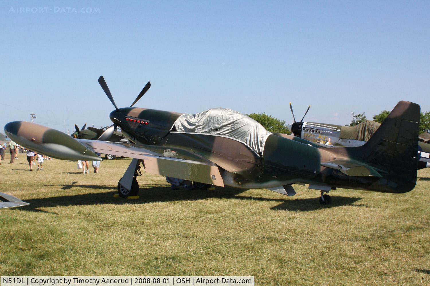 N51DL, 1944 North American P-51D Mustang C/N 26890, EAA AirVenture 2008