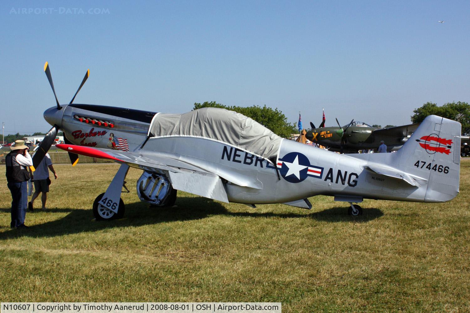 N10607, 1944 North American P-51D Mustang C/N 122-41006, EAA AirVenture 2008