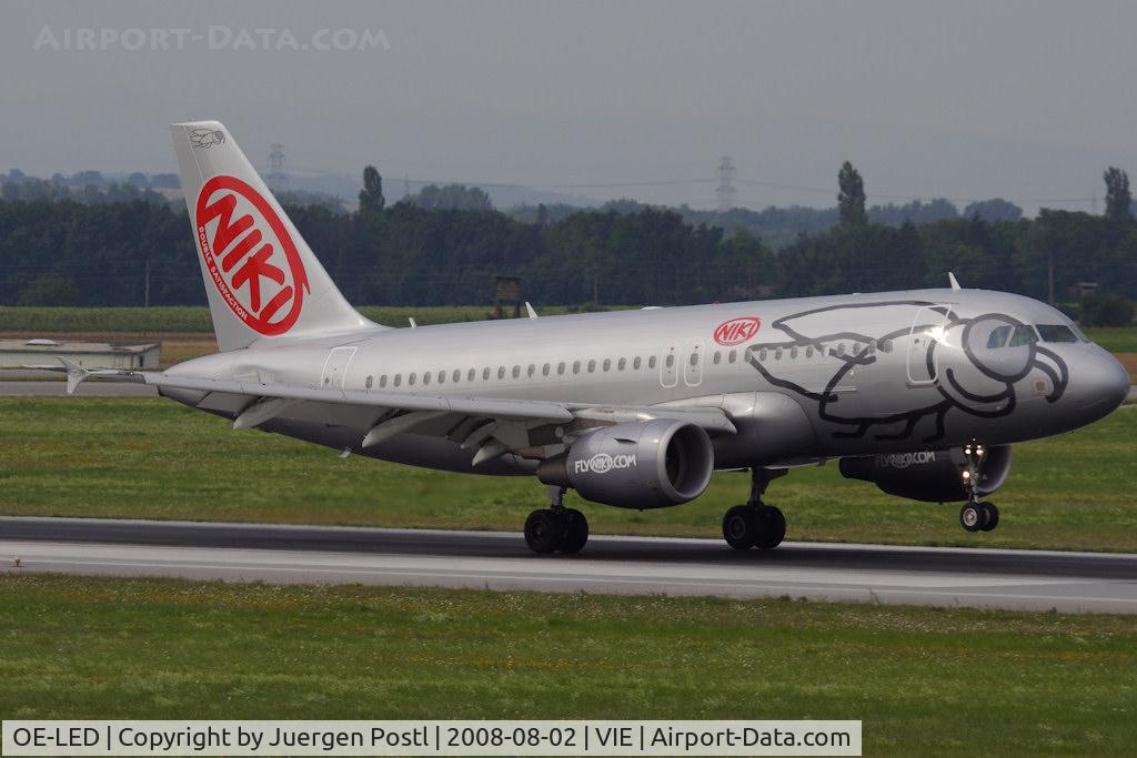 OE-LED, 2008 Airbus A319-112 C/N 3407, FlyNiki - Airbus
