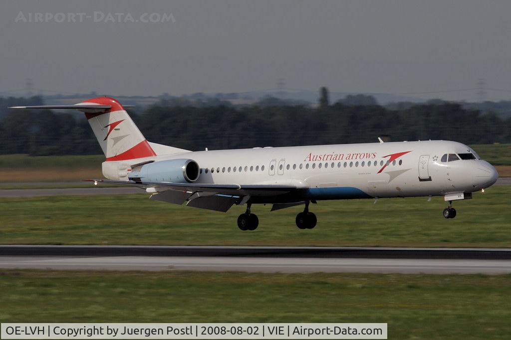 OE-LVH, 1993 Fokker 100 (F-28-0100) C/N 11456, Fokker 100