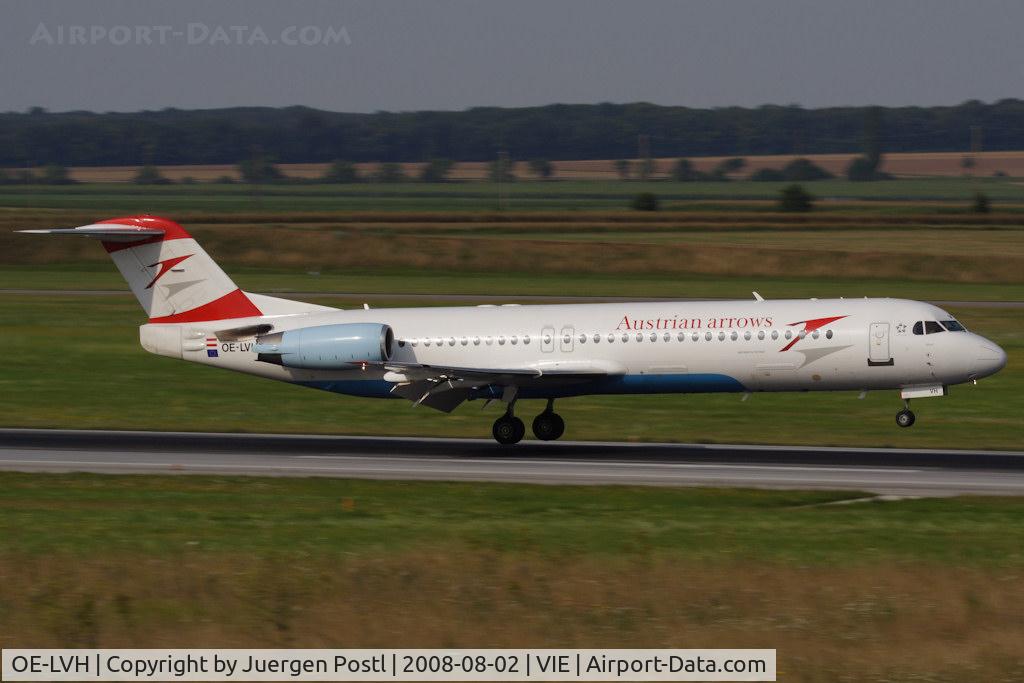 OE-LVH, 1993 Fokker 100 (F-28-0100) C/N 11456, Fokker 100