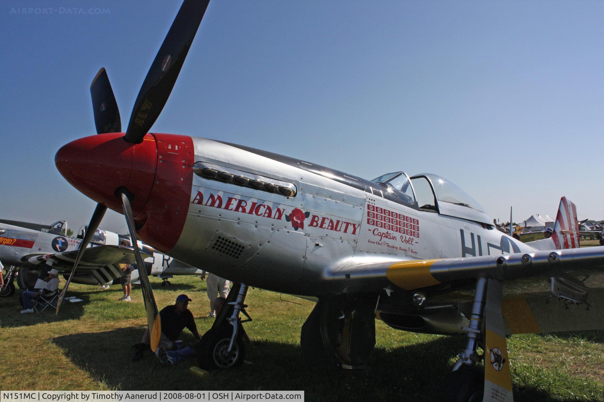 N151MC, 1968 North American F-51D Mustang Mustang C/N AF6722581, EAA AirVenture 2008