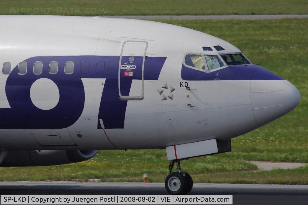SP-LKD, 1992 Boeing 737-55D C/N 27419, 1992 Boeing 737-55D   with modern art of sun shields!