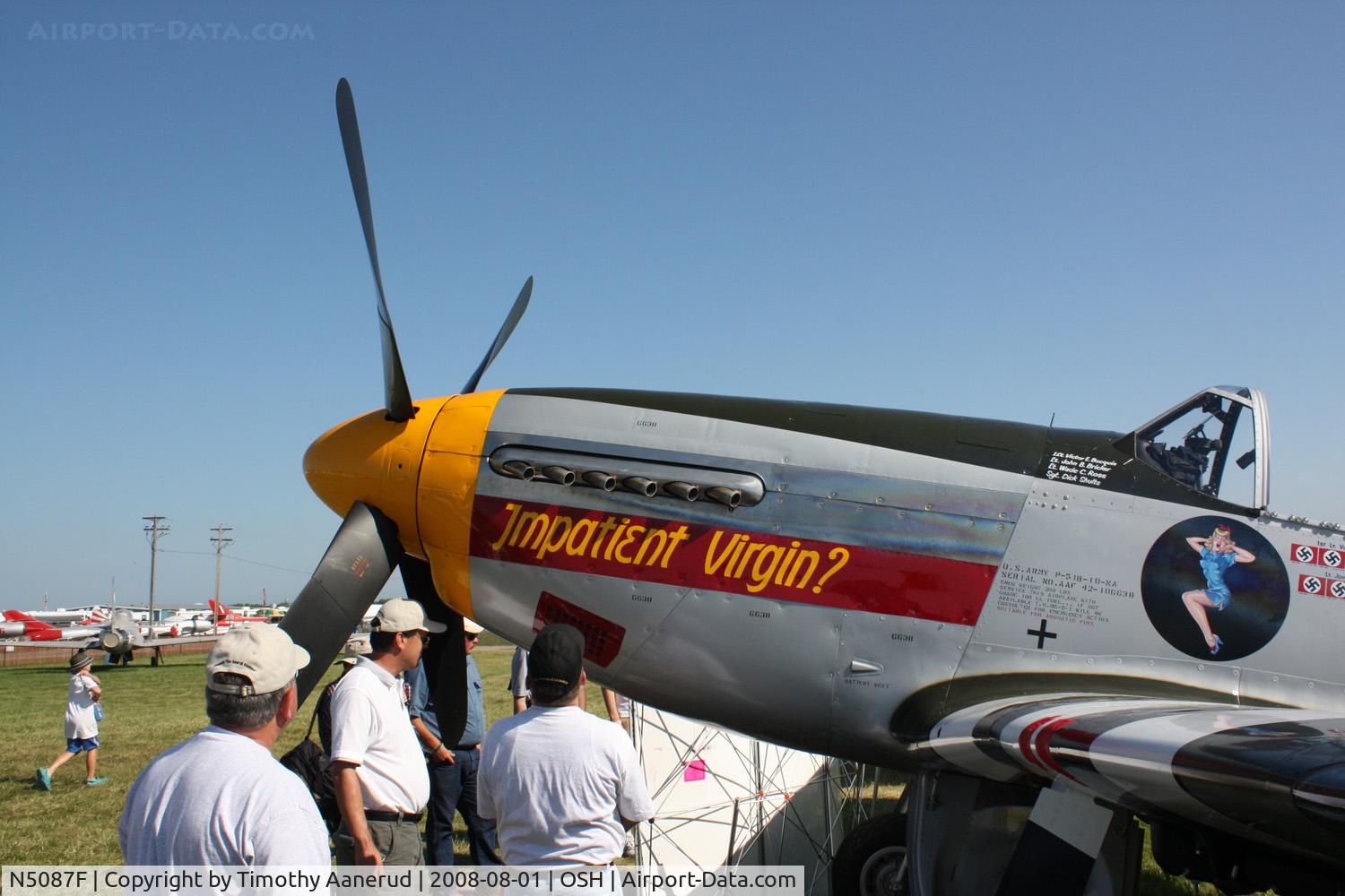 N5087F, 1943 North American P-51B Mustang C/N 104-25440, EAA AirVenture 2008