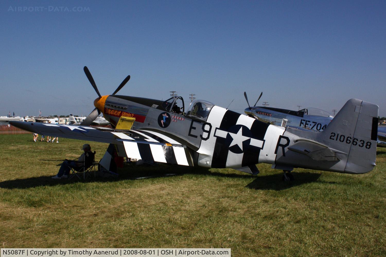 N5087F, 1943 North American P-51B Mustang C/N 104-25440, EAA AirVenture 2008, Best P-51