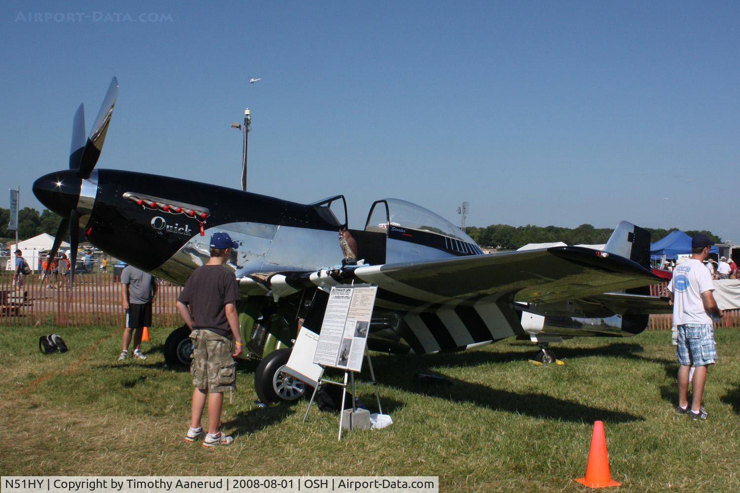 N51HY, 1944 North American P-51D Mustang C/N 124-48192, EAA AirVenture 2008