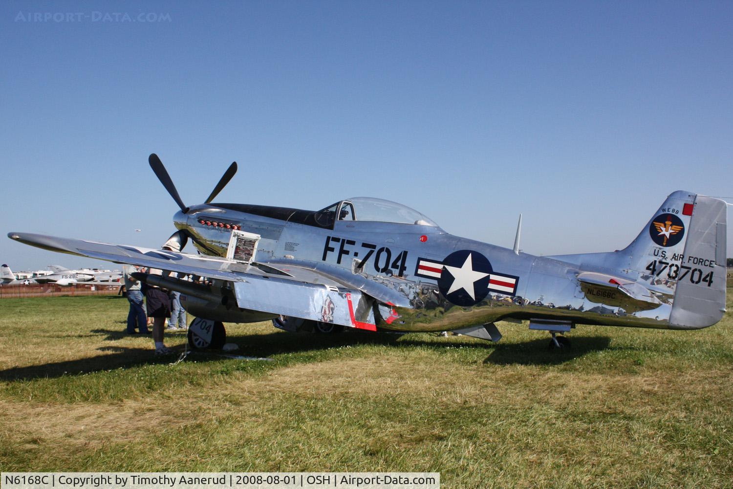 N6168C, 1944 North American P-51D Mustang C/N 44-73704, EAA AirVenture 2008