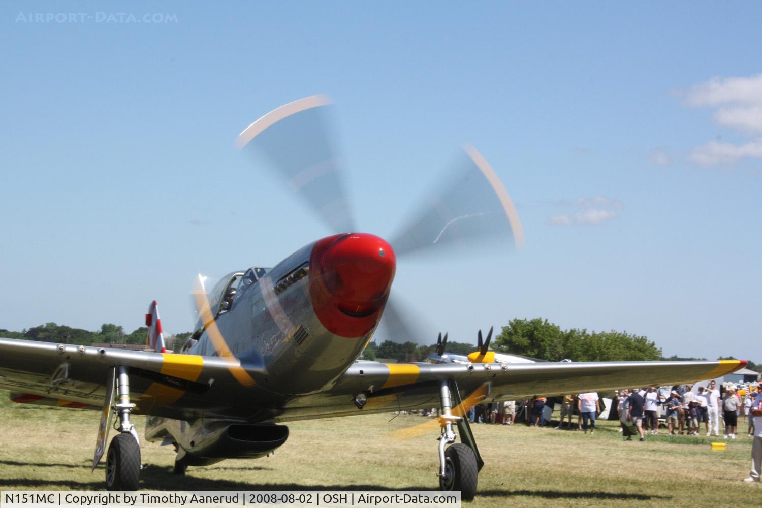 N151MC, 1968 North American F-51D Mustang Mustang C/N AF6722581, EAA AirVenture 2008