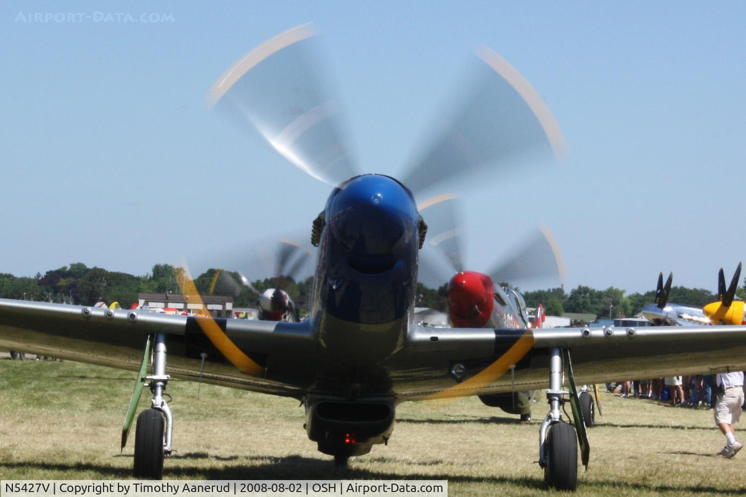 N5427V, 1944 North American F-51D Mustang C/N 44-72942, EAA AirVenture 2008
