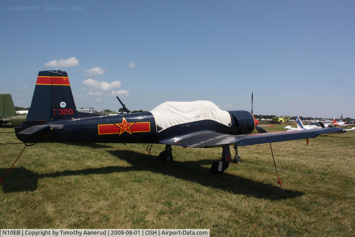 N10EB, 1969 Nanchang CJ-6A C/N 1532010, EAA AirVenture 2008