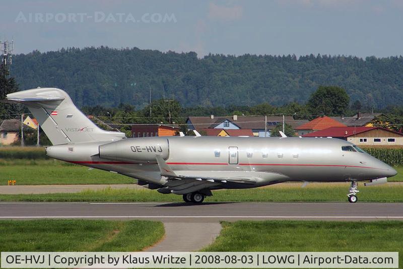 OE-HVJ, 2008 Bombardier Challenger 300 (BD-100-1A10) C/N 20200, Businessflight to LOWG