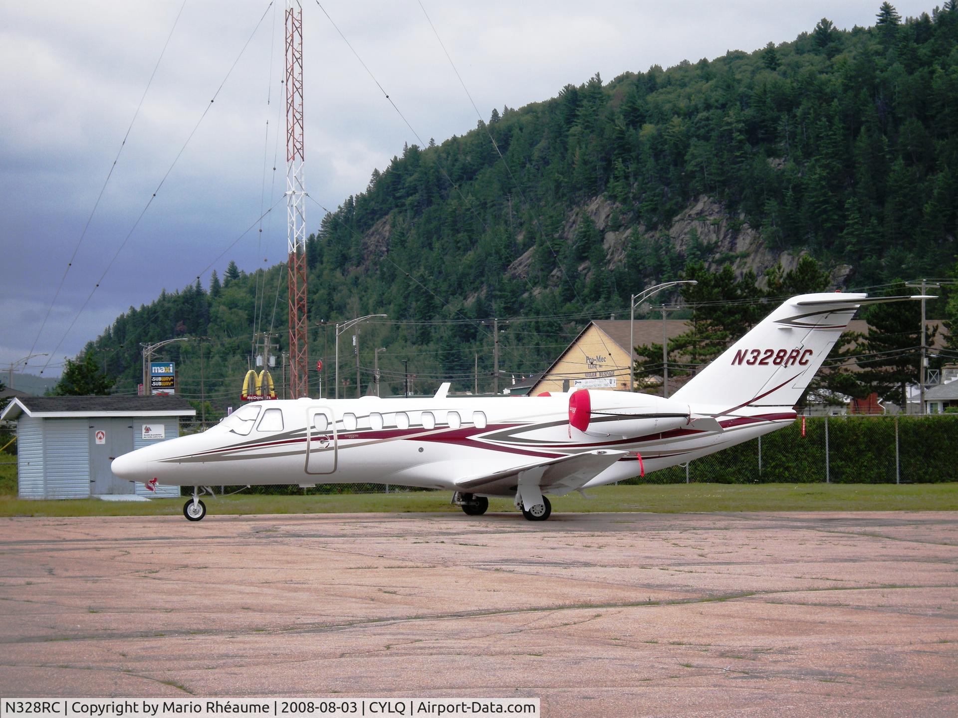 N328RC, 2007 Cessna 525B C/N 525B0203, Flying path   KSEG  CYQB CYLQ