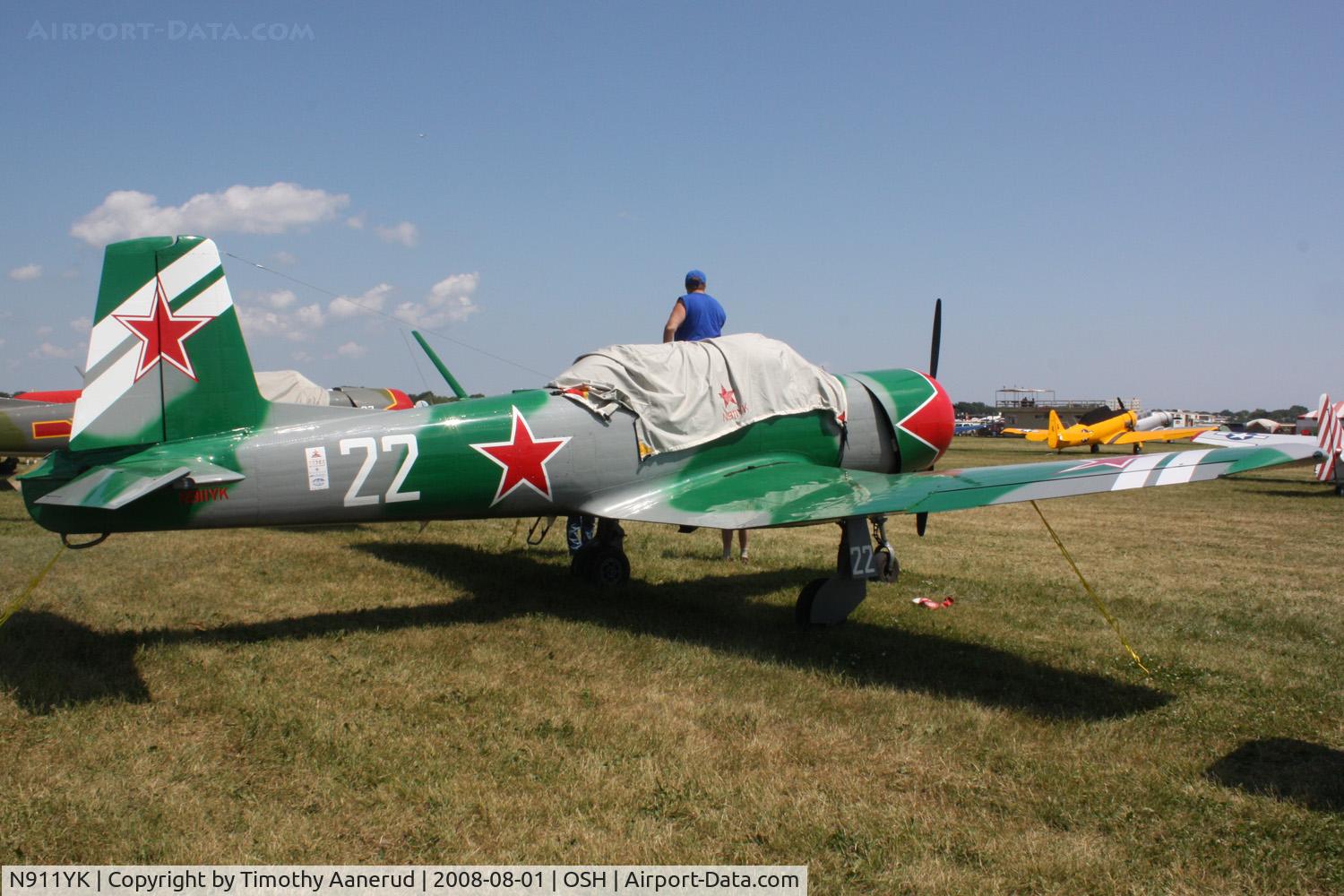N911YK, 1962 Nanchang CJ-6A C/N 1032012, EAA AirVenture 2008