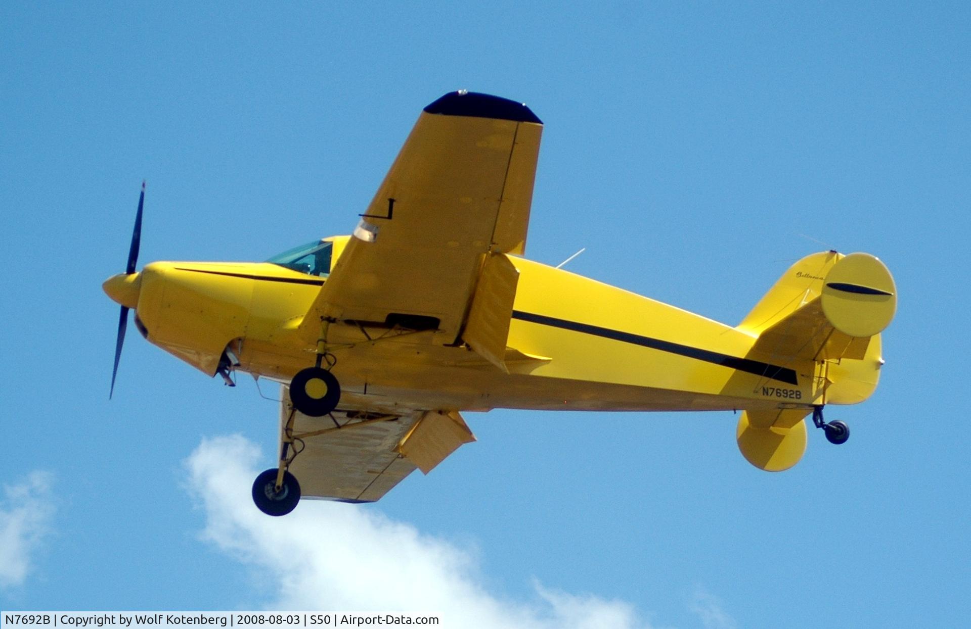 N7692B, 1957 Bellanca 14-19-2 Cruisair Senior C/N 4043, on final