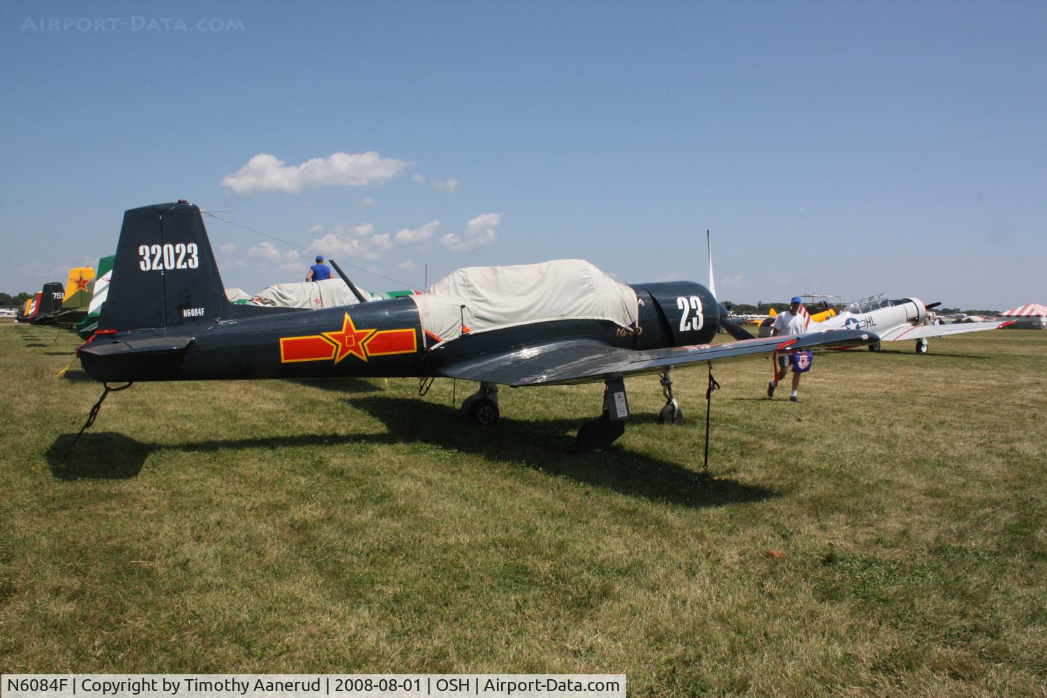 N6084F, 1977 Nanchang CJ-6 C/N 3732023, EAA AirVenture 2008