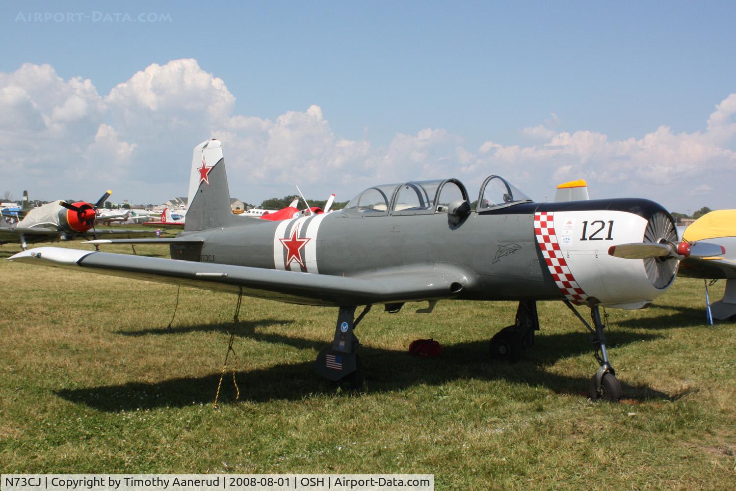 N73CJ, 1973 Nanchang CJ-6A C/N 2951231, EAA AirVenture 2008