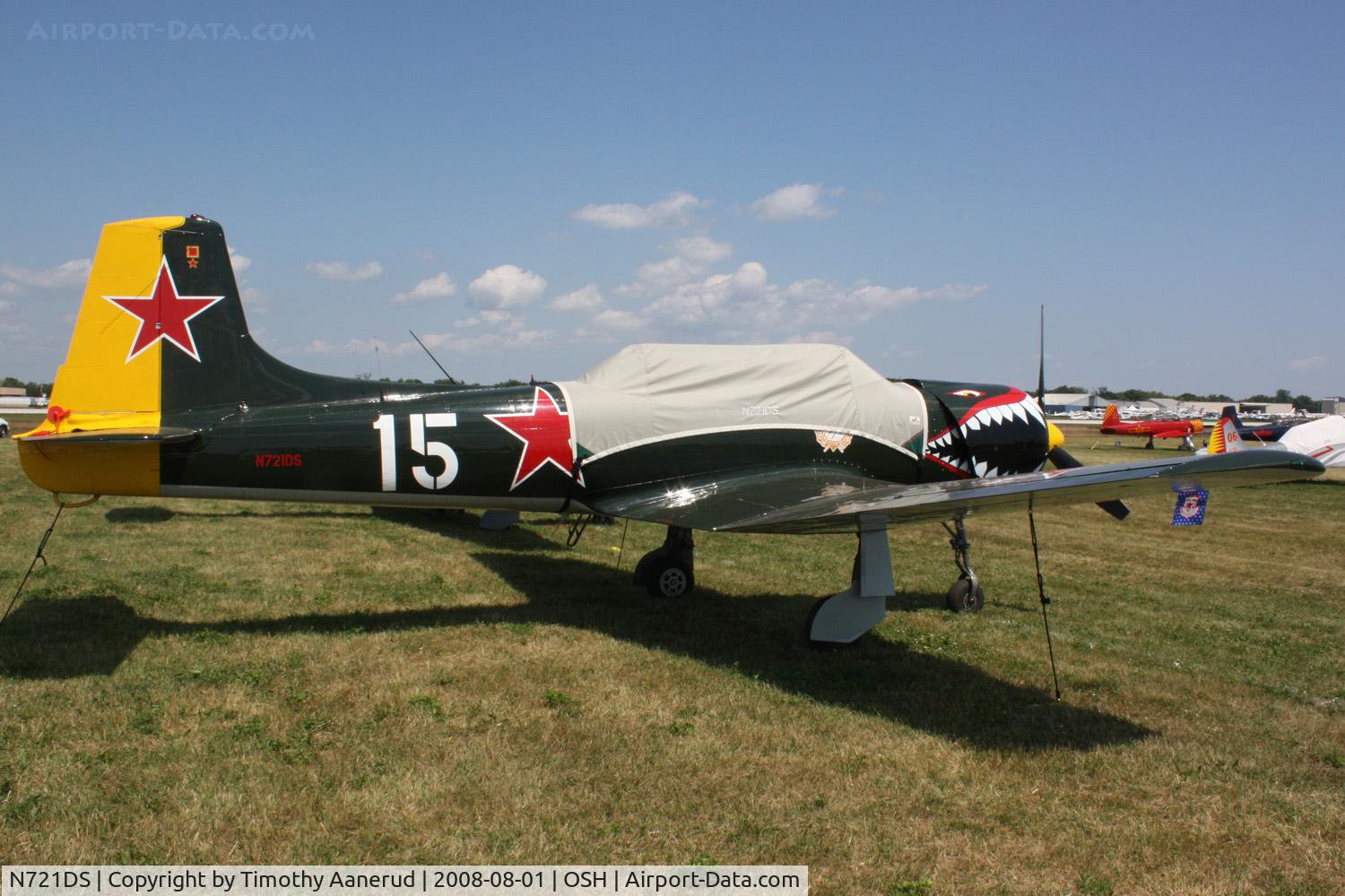 N721DS, 1984 Nanchang CJ-6 C/N 4032020, EAA AirVenture 2008