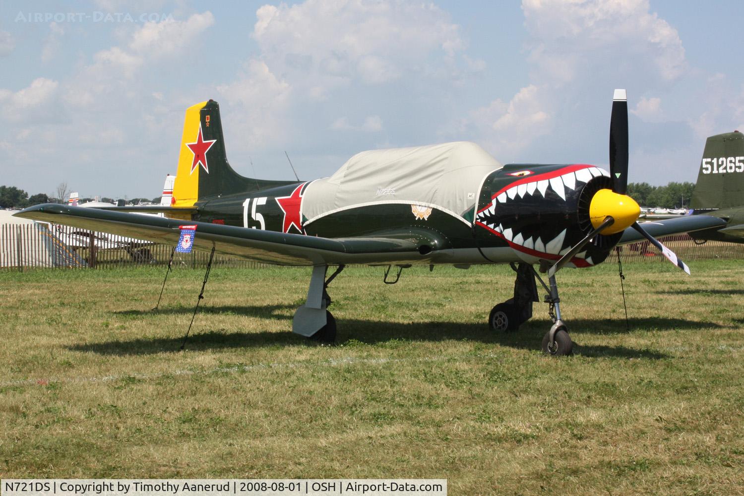 N721DS, 1984 Nanchang CJ-6 C/N 4032020, EAA AirVenture 2008