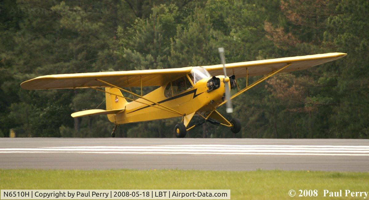 N6510H, 1946 Piper J3C-65 Cub C/N 19696, Resisting the runway