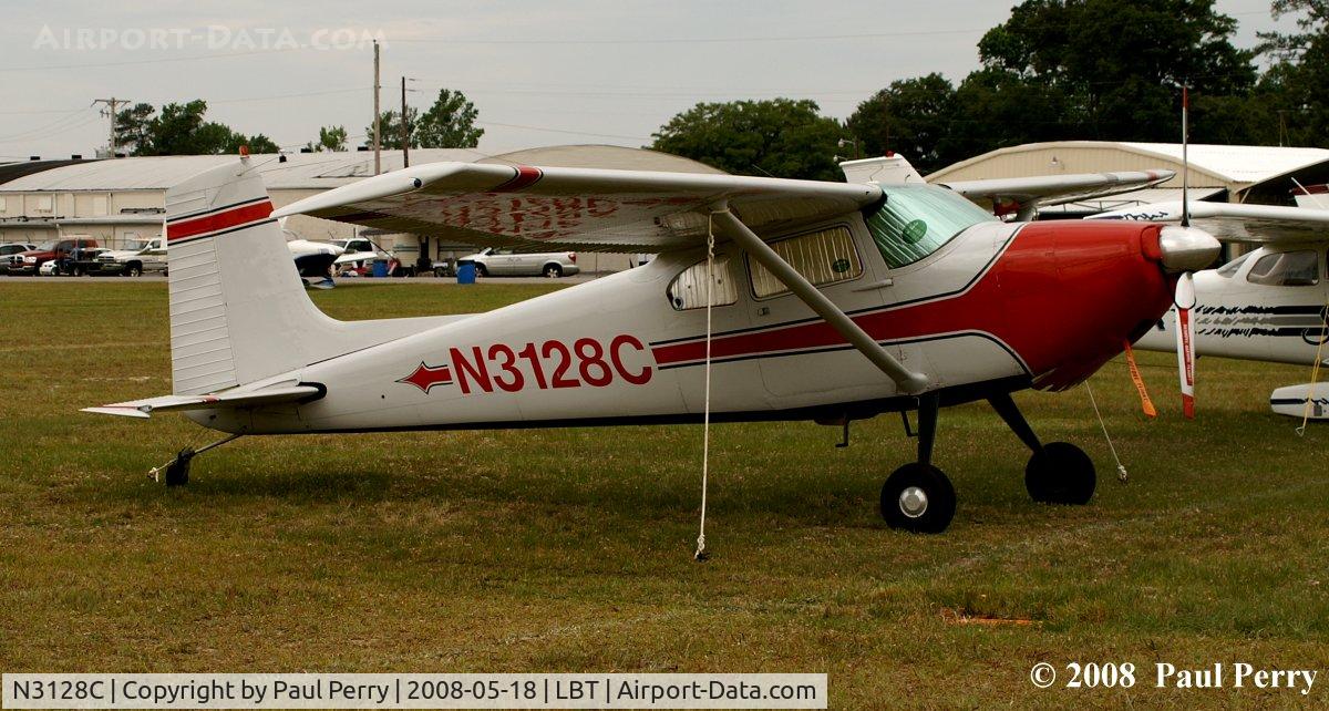 N3128C, 1954 Cessna 180 C/N 30927, One of the best things about a fly-in.  Eyeballing the classics