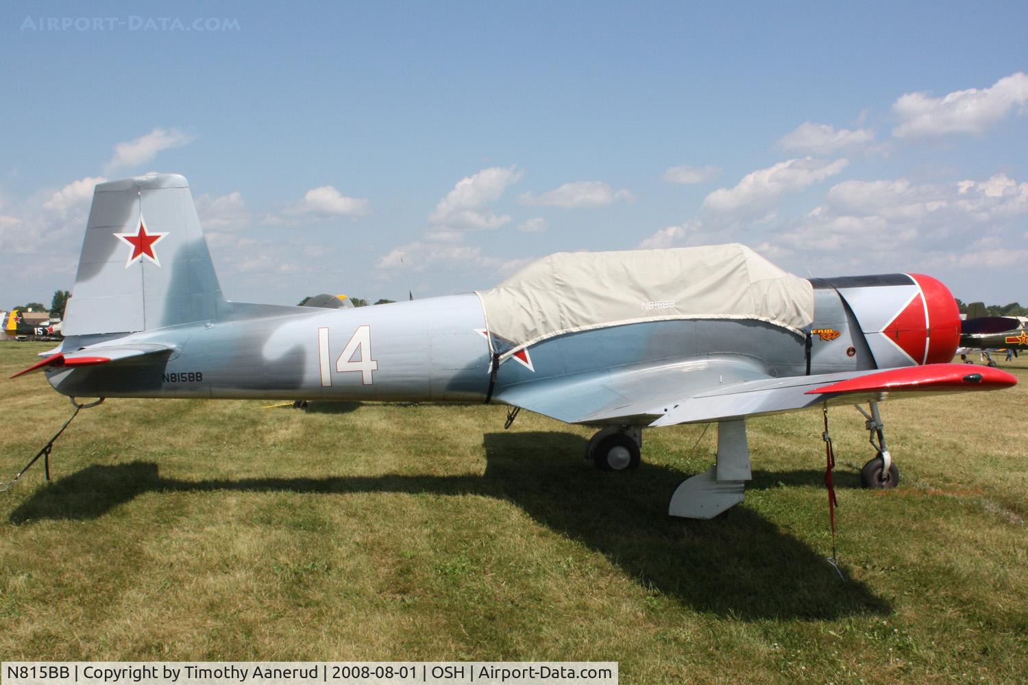 N815BB, 1969 Nanchang CJ-6A C/N 2951216, EAA AirVenture 2008