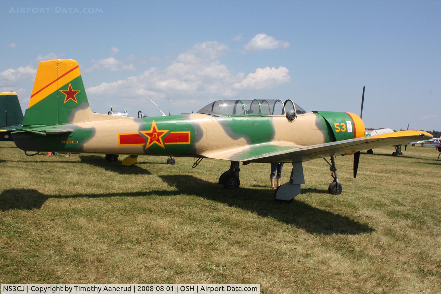 N53CJ, 1972 Nanchang CJ-6A C/N 2432062, EAA AirVenture 2008