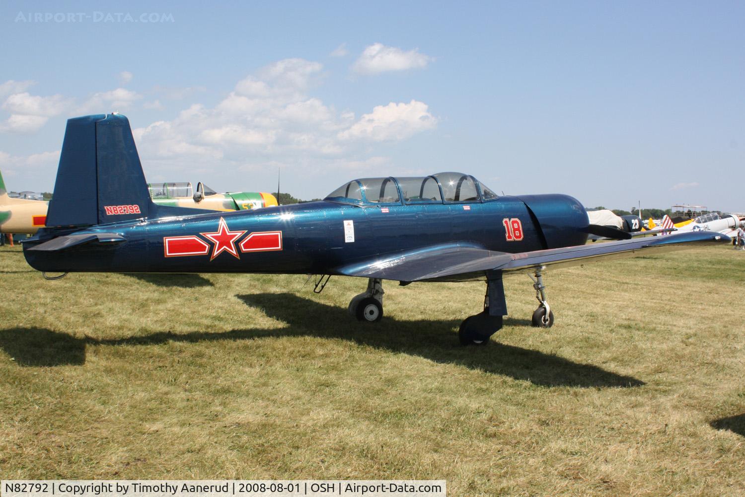N82792, 1976 Nanchang CJ-6A C/N 2932018, EAA AirVenture 2008